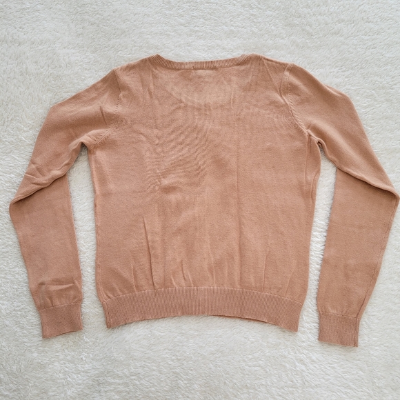 H&M camel brown lightweight knit cardigan with pockets - Picture 5 of 9